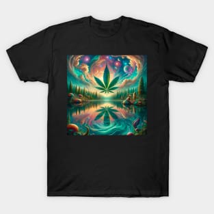 Enchanted Forest Cannabis Universe T-Shirt